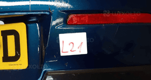 Zderzak tył tylny mazda 3 iii morski błękitny hb 2