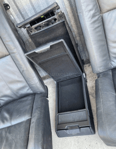 MERCEDES s 221 fotel kanapa tył siedzisko oparcie  czarna skóra grzana 7