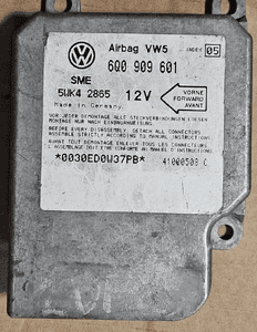 VW Passat B5 Golf IV 4 Seat Skoda sensor sterownik airbag poduszek  6Q0909605 H B A   6Q0909601 C 4