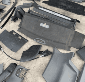 MERCEDES SL 230 cabrio boczek bagaznika tapicerka osłona plastik pasa podłoga klapa słupek 8