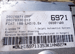 FIAT PUNTO II WSPOMAGANIE ELEKTRYCZNE KOLUMNA 6971 ORYGINAŁ 3
