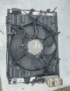 Bmw E60 E61 2.5i 3.0 M54 aut komplet chłodnic wody klimy wentylator 4476033 6