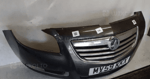 Zderzak przód przedni opel insignia a i 1 Z177 szary grafitowy halogeny 2