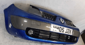 Zderzak przód przedni do renault megane grand scenic 2 ii halogeny TEI45 niebieski 4