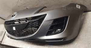 Zderzak przód przedni mazda 3 iii bl 38R szary halogeny 3