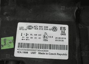 Vw polo 2C full led lampa przednia prawa 4