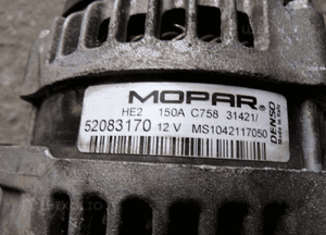 FIAT DOBLO TIPO JEEP RENEGADE 1.6 MJET ALTERNATOR 52083170 4