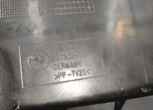 BMW F10 F01 N57 3.0D WLOT KANAŁ CHŁODZENIA TARCZ CZUJNIK PRAWY PRZÓD ORYG 10