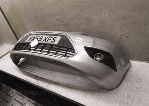 Zderzak przód przedni ford focus MK.2 2 ii lift fl 03 srebrny halogeny 3