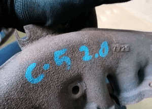 Kolektor wydechowy Citroen C5 III 2.0 HDI 9681570480 4