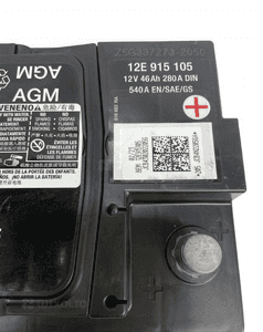 AKUMULATOR VW OEM 280A 46AH 000915105CA 12E915105 3
