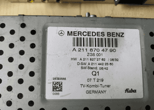 MERCEDES ML GL 164 S 221 W 211 CLS 219  MODUŁ TUNER TV 6