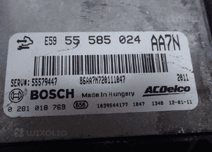 OPEL INSIGNIA ASTRA KOMPUTER SILNIKA 55585024 AA7N KLUCZUK STACYJKA RADOM 2