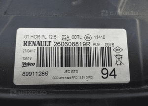 Lampa lewa FULL LED RENAULT ESPACE V 5 260608819R 5