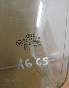 Szyba drzwi lewy przód przednia lewa Audi A6 C5 03r AS2 2