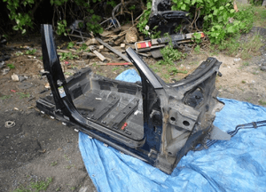 Audi A6 C7 próg słupek prawy ćwiartka 3
