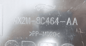 Kierownica wlotu powietrza prawy przód jaguar xf AX2M-8C464-AA 5