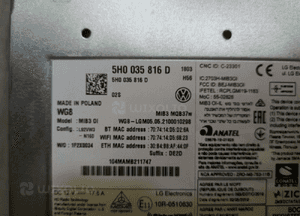 Volkswagen OE 5H0035816D 2