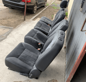 MERCEDES R 251  fotel fotele tylne skora +  alcantara czarna skóra idealne 6