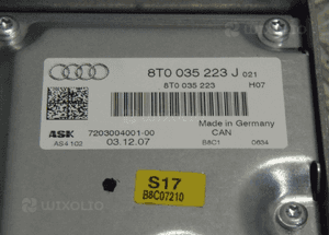 Audi A5 8T wzmacniacz radia audio 8T0035223J 8T0035223AH 3