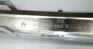 VW PASSAT CC 2012- LISTWA CHROM ŚRODEK ZDERZAK TYŁ 3C8807443B 7