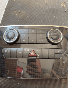 mercedes r 251 gl ml 164 panel klimatyzacji  awaryjnych blokady mostów grzania foteli ramka dekor 3