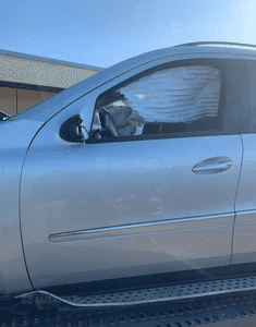 MERCEDES gl ml 164 drzwi lewy przód szyba klamka listwa srebrne 1