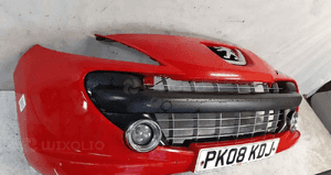 Zderzak przód przedni do peugeot 207 czerwony kkn urban move halogeny 4