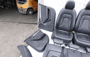 Fotele siedzenia skóra grzane manualne audi A4 B8 fl sedan 3