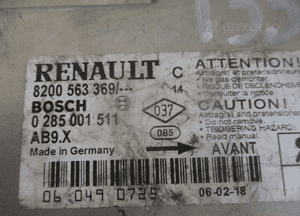 MODUŁ SENSOR AIR BAG CLIO III MODUS 8200563369 2