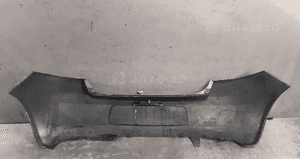 Zderzak tył tylny do toyota yaris ii 2 hb 1E7 srebrny 5