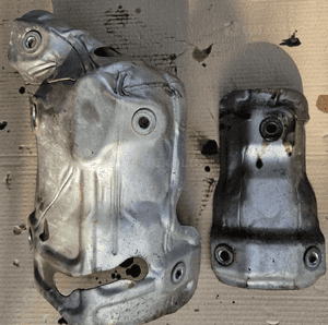 Toyota Avensis T27 2.2 D4D osłona termiczna turbo katalizatora filtra DPF FAP