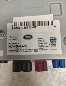 JAGUAR XE X760 WZMACNIACZ RADIA PANEL MULTIMEDIALNY 8