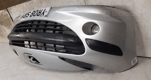Zderzak przód przedni do peugeot 207 halogen ezrc srebrny 4