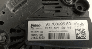 PEUGEOT 308 T9 1.2 THP 2014-2021 alternator Valeo 9670899580 5