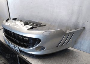Zderzak przód przedni peugeot 407 coupe ezrc srebrny pdc czujniki spryskiwacze lamp xenon halogeny 2