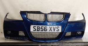 ZDERZAK PRZÓD PRZEDNI BMW E90 E91 SERIA 3 M PAKIET M POWER LeMans Blue NIEBIESKIE HALOGENY 1