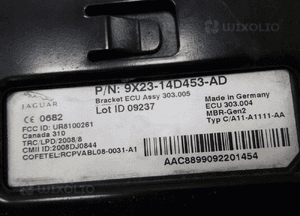 Jaguar xf xfs moduł czujnik radar martwego pola 8