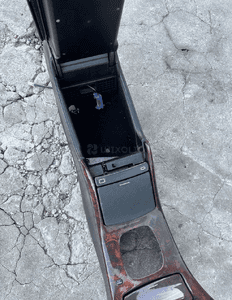 mercedes cl 215 podłokietnik dekor  drewno panel czarny szary 15