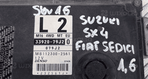 Komputer sterownik silnika suzuki SX4 fiat sedici 1,6  33920-79J20 3