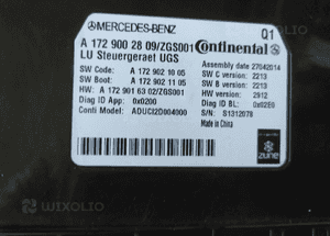 Mercedes  e 207  212 slk 172 gla 156  moduł  sterownik tempomatu A1729002809 2