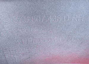 Zderzak narożnik zderzaka prawy przedni przód audi A1 i s-line 8X0 8X0807438D 2010-2014 19