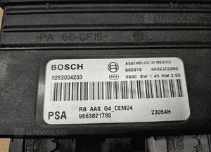 Peugeot 308 T7 Citroen C4 moduł sterownik PDC parkowania 9663821680 9663821780 9663937380 3