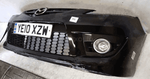 Zderzak przód przedni do mazda 5 v  lift sport halogeny czarny 3