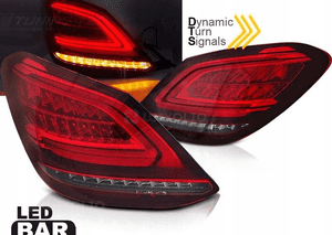 LAMPY TYLNE DIODOWE LED do MERCEDES W205 Od 2014 do 2018 1