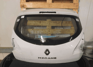 Klapa bagażnika tył tylna renault megane iii 3 5 drzwi 5 d biały OV369 1