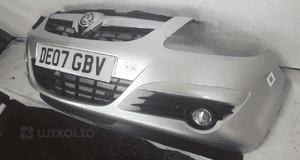 Zderzak przód przedni do opel corsa d Z157 srebrny halogeny 3