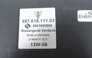 Sterownik dachu porsche 911 987 997 99761811103 2