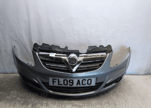 Zderzak przód przedni opel corsa d Z163 szary 2