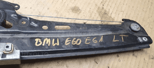 Mechanizm podnośnik szyby lewy tył BMW 5 E60 7034387S 7075673E 5